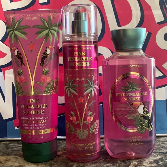 Bath & Body Works Pink pineapple sunrise set - Picture 2 of 4